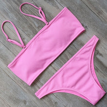 Load image into Gallery viewer, Pure Bikini Sexy Off Shoulder Swimsuit