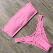Load image into Gallery viewer, Pure Bikini Sexy Off Shoulder Swimsuit
