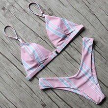 Load image into Gallery viewer, Simple Bikini Set 2018 Swimwear Women