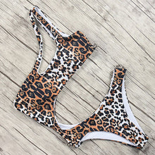 Load image into Gallery viewer, Leopard Bikini 2019 Bandage Bikini Set