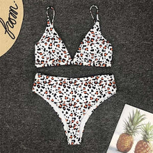 Load image into Gallery viewer, Leopard Bikini 2019 Bandage Bikini Set