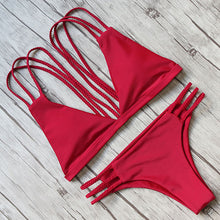 Load image into Gallery viewer, Bikini 2019 Cross Bandage Sexy Swimwear Women