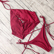 Load image into Gallery viewer, Bikini 2019 Cross Bandage Sexy Swimwear Women