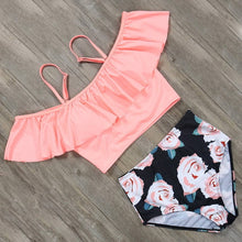 Load image into Gallery viewer, Flamingo Bikini 2019 New High Waist Swimwear Women
