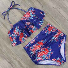 Load image into Gallery viewer, Flamingo Bikini 2019 New High Waist Swimwear Women