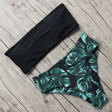 Load image into Gallery viewer, Print Tube Bikini High Waist Brazilian Bikini 2019