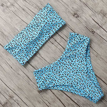 Load image into Gallery viewer, Print Tube Bikini High Waist Brazilian Bikini 2019