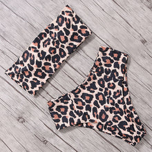Load image into Gallery viewer, Print Tube Bikini High Waist Brazilian Bikini 2019