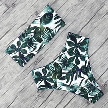 Load image into Gallery viewer, Print Tube Bikini High Waist Brazilian Bikini 2019