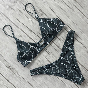 2019 Sexy Halter Bikinis Bandage Swimsuits Women