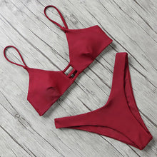 Load image into Gallery viewer, 2019 Sexy Halter Bikinis Bandage Swimsuits Women
