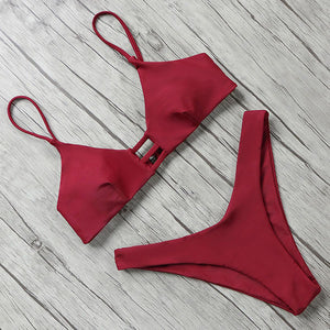 2019 Sexy Halter Bikinis Bandage Swimsuits Women