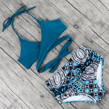 Load image into Gallery viewer, Print Sexy Bikini 2019 Mujer Plus Size Swimwear Women
