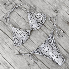Load image into Gallery viewer, Hot Sexy Thong Bikini Female Leopard Bikini Set